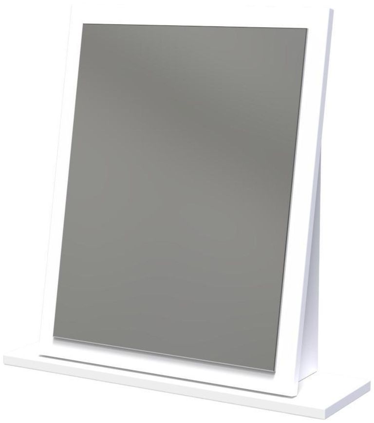 Milan White Gloss Dressing Mirror