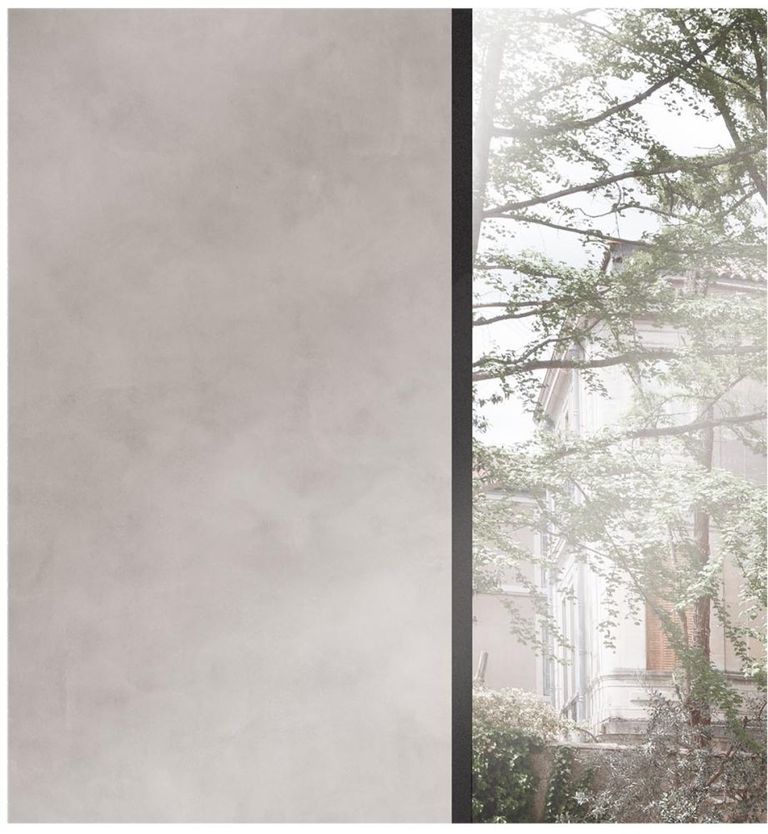 Modern Treviso Dressing Mirror - Grey