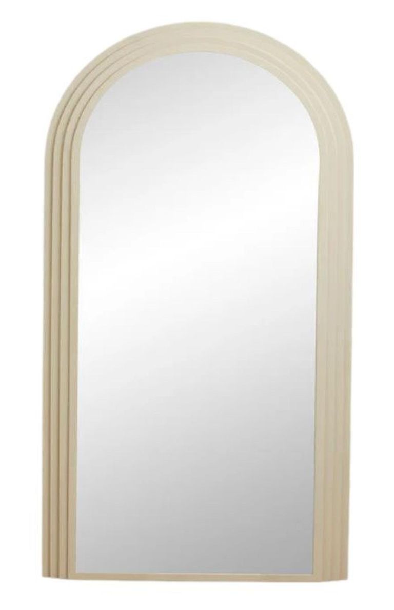 Falco Beige Metal Standing Mirror