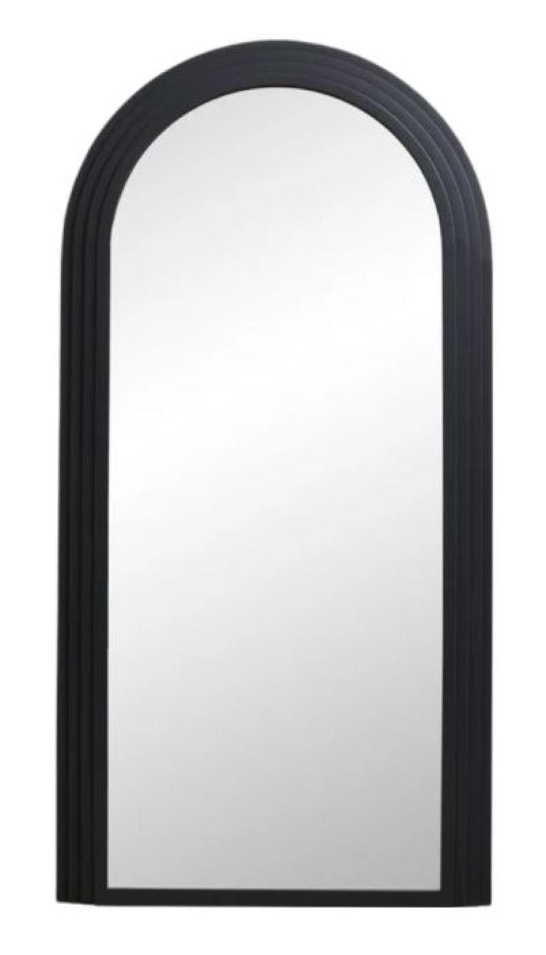 Falco Black Metal Standing Mirror