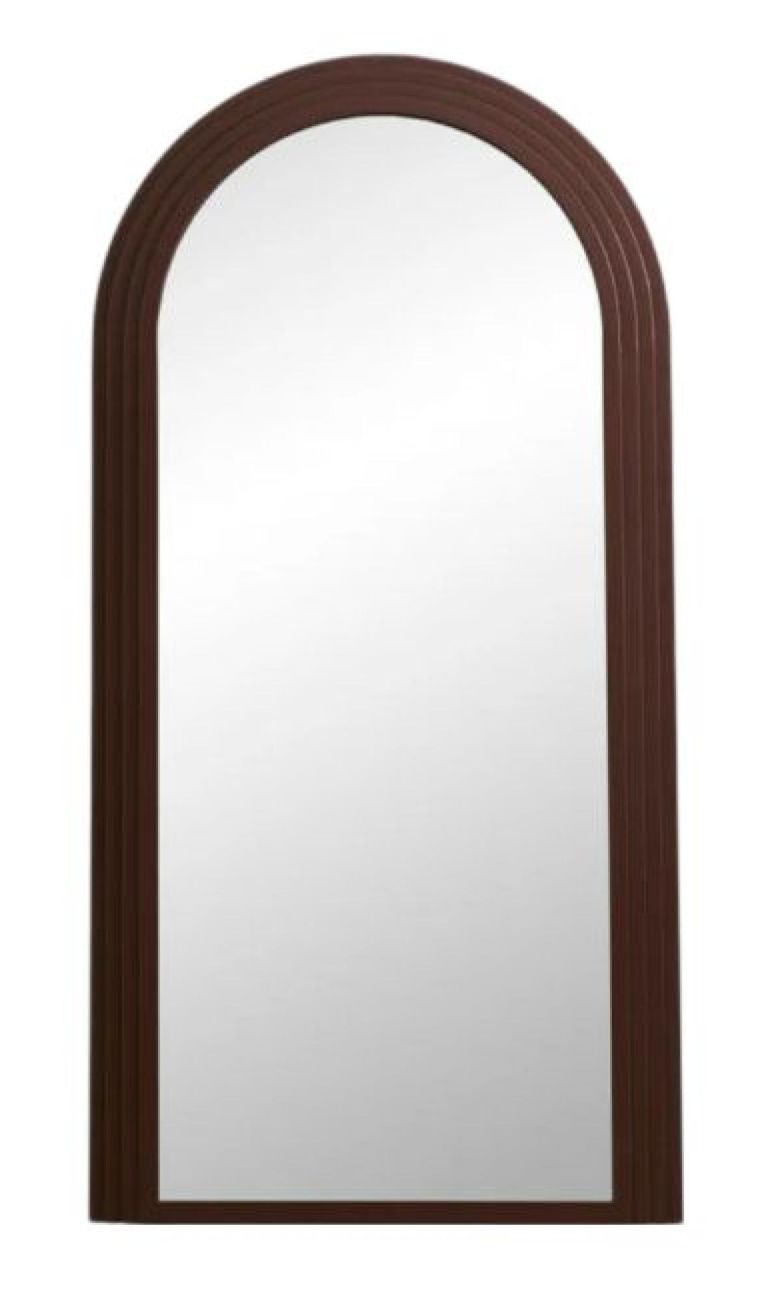 Falco Dark Brown Metal Standing Mirror