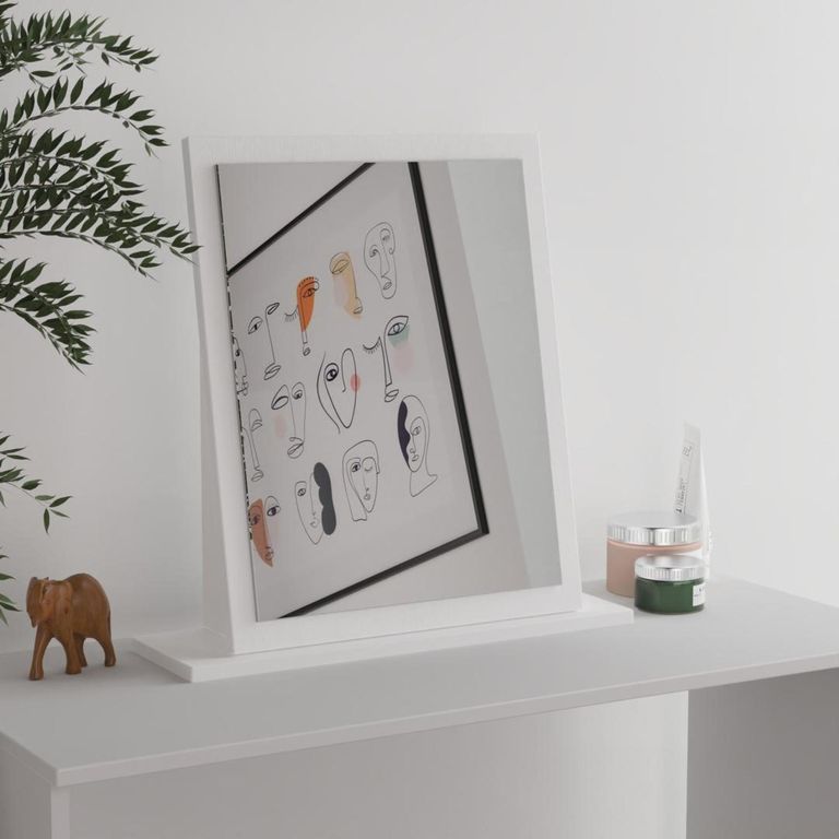 Norfolk White Dressing Mirror