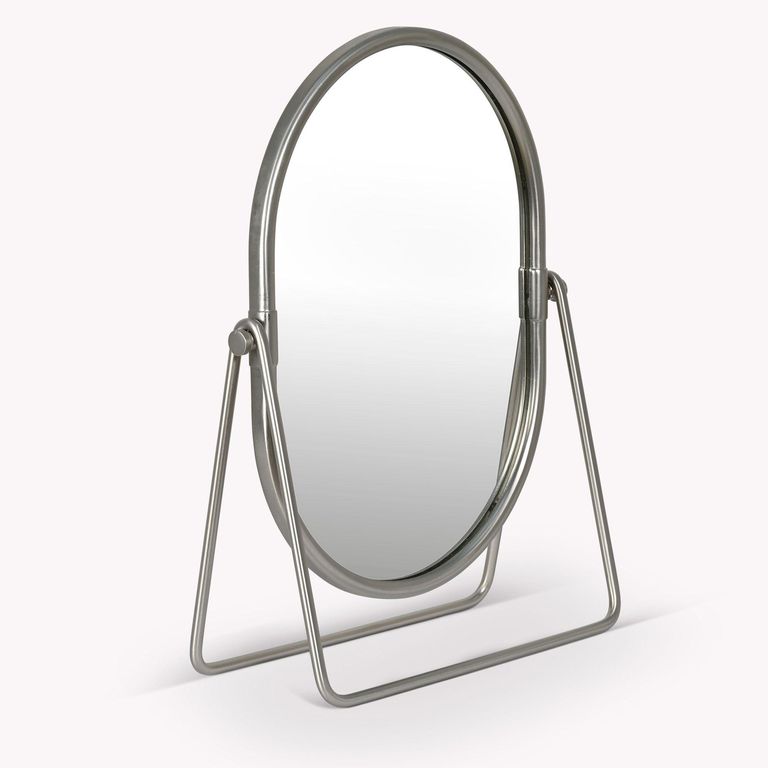 Novello Vanity Mirror Brushed Nickel