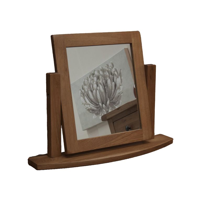 Rustic Oak Dressing Mirror - Oak