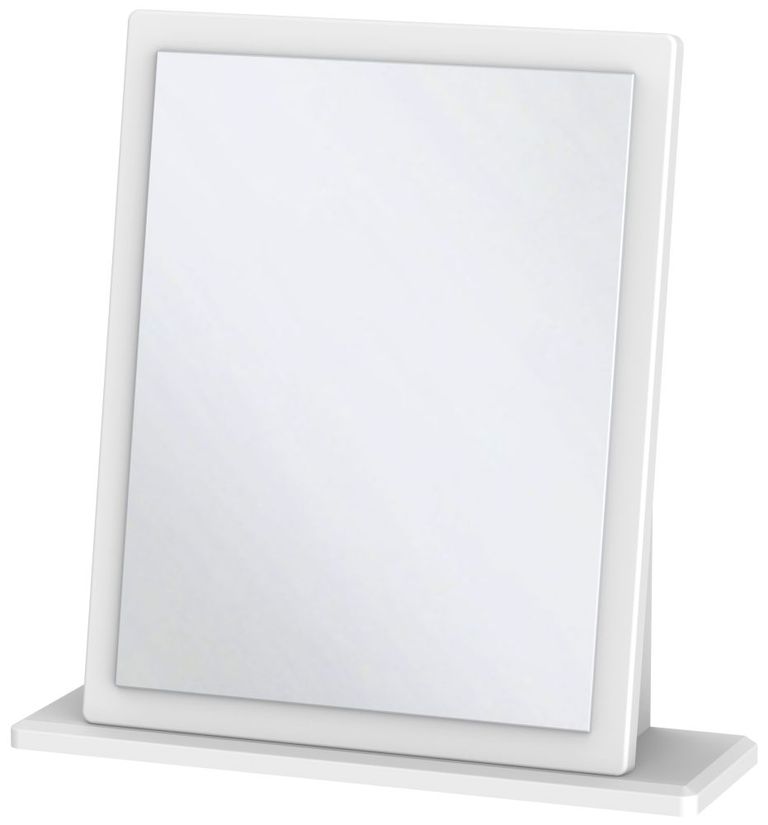 Victoria White Small Dressing Mirror