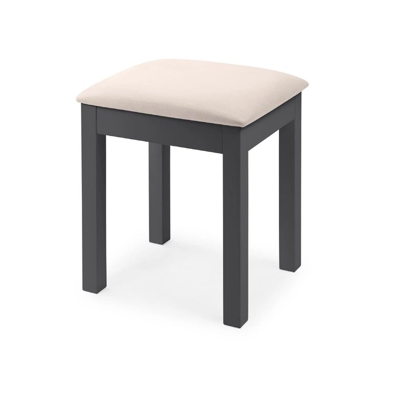 Maine Dressing Stool - Padded - Black
