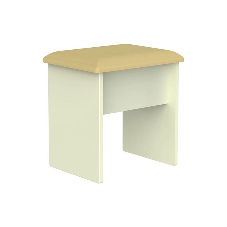 Pembroke Cream Padded Dressing Stool