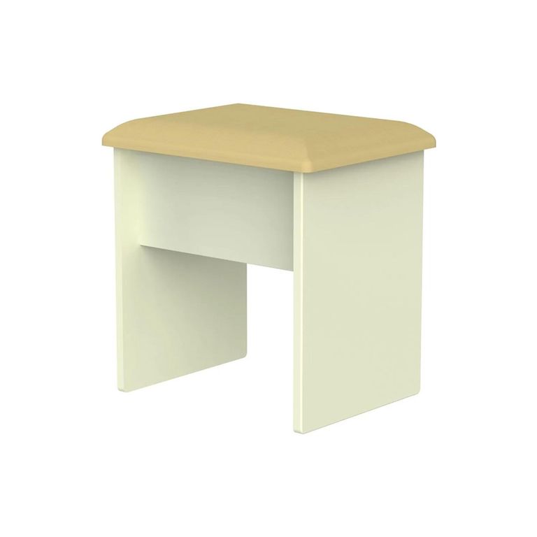 Pembroke Cream Padded Dressing Stool