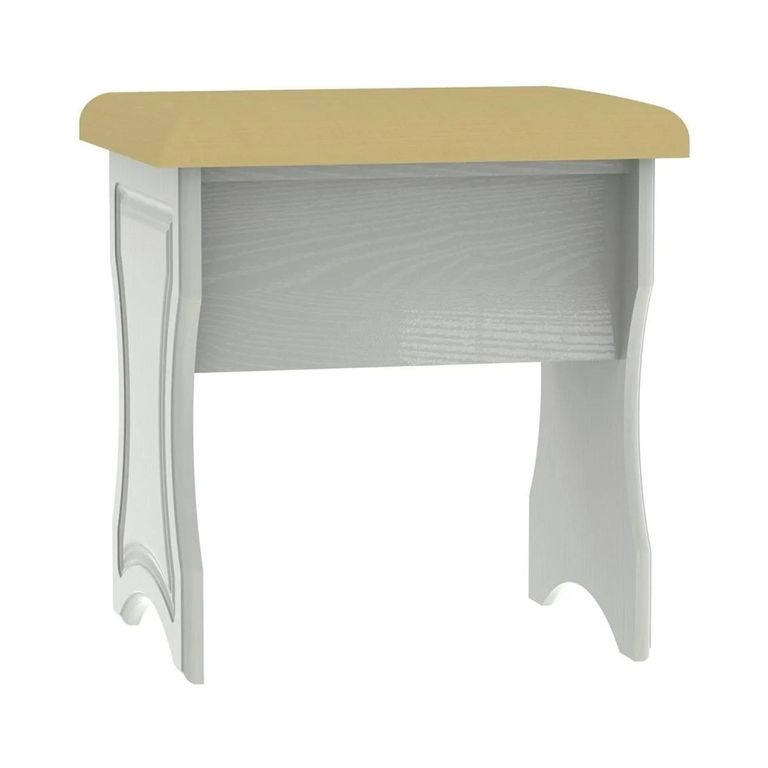 Pembroke Cashmere Padded Dressing Stool