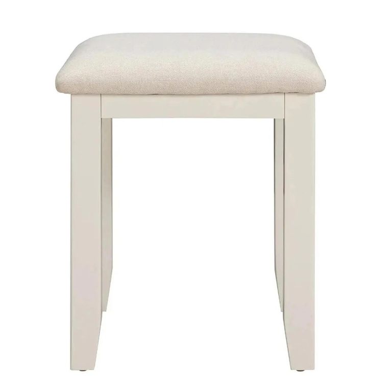 Paisley Dressing Stool - Cream Painted