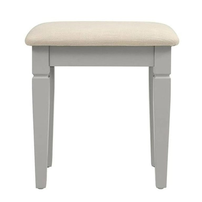 Paisley Dressing Stool - Grey Painted
