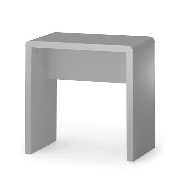Manhattan Dressing Stool - Grey High Gloss