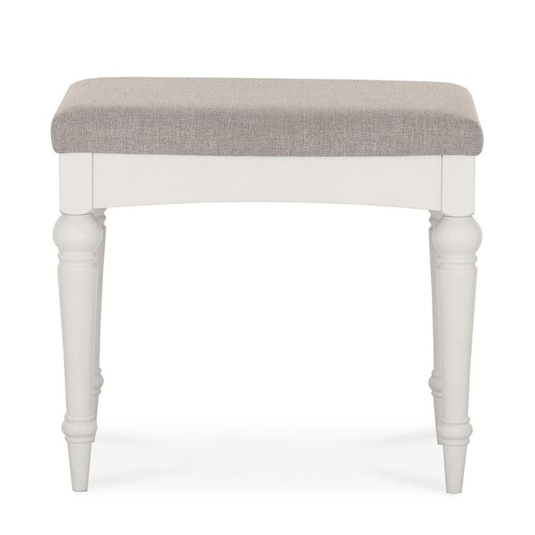 Montreux Stool - Soft Grey - Pebble Grey Fabric