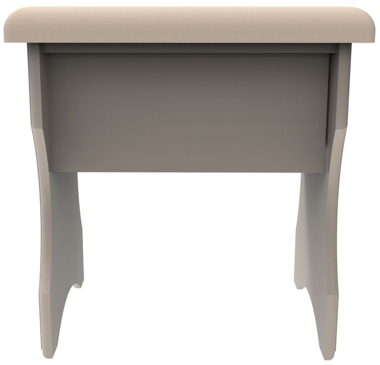 Haworth Cashmere Padded Dressing Stool