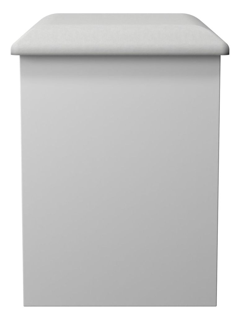 Worcester White Padded Dressing Stool