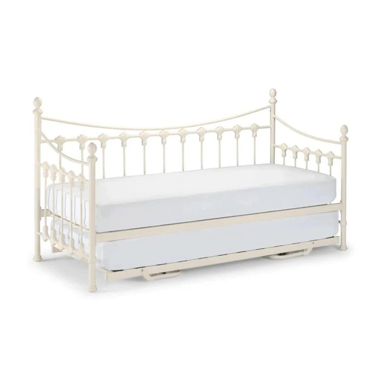 Versailles Underbed Trundle - White Metal