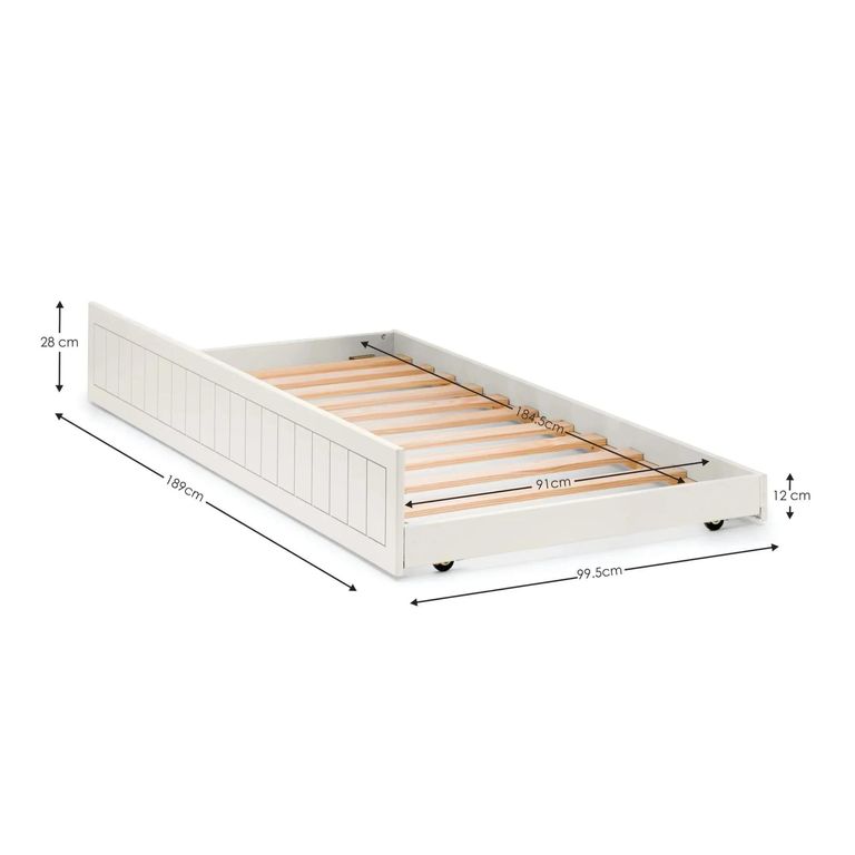 Maine Underbed Trundle - White