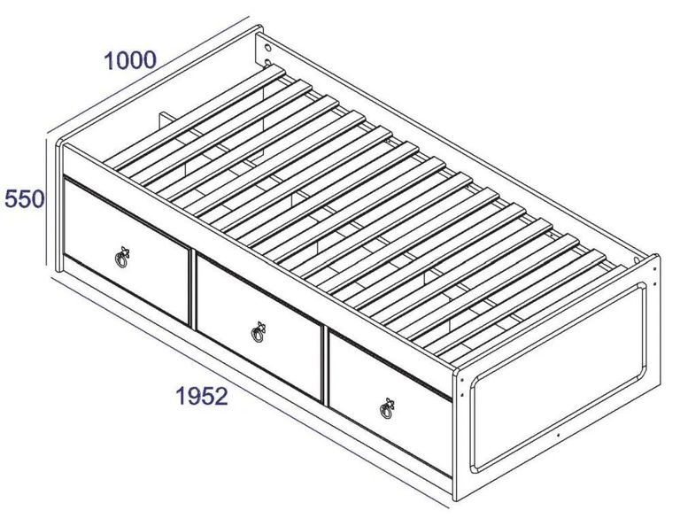 Corona Cabin Bed - Pine Mexican