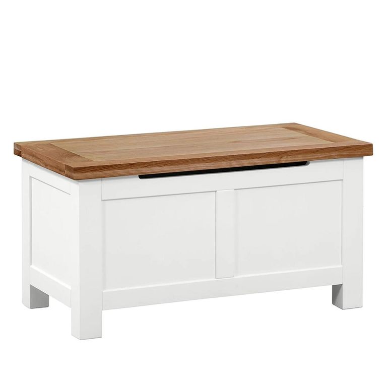 Lundy Blanket Box - White Painted