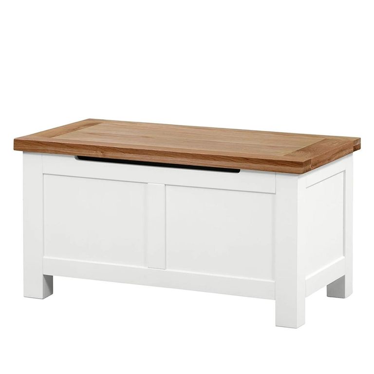 Lundy Blanket Box - White Painted