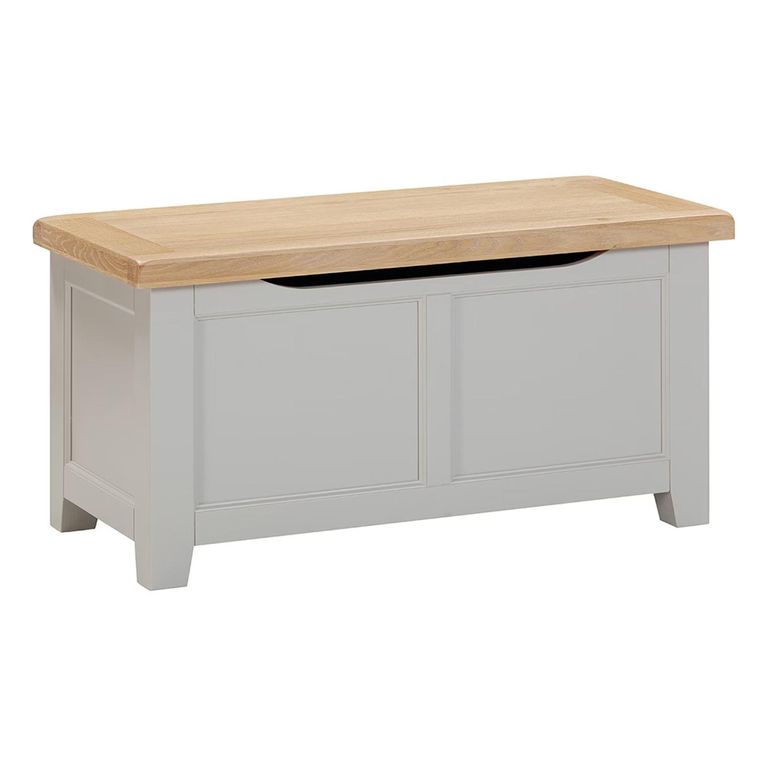 Wilmont Blanket Box - Grey Painted
