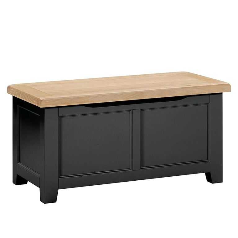 Wilmont Blanket Box - Black Painted