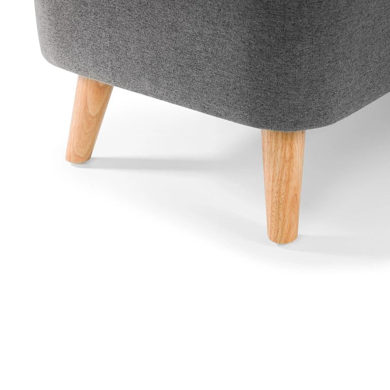 Astrid Blanket Box - Grey Fabric