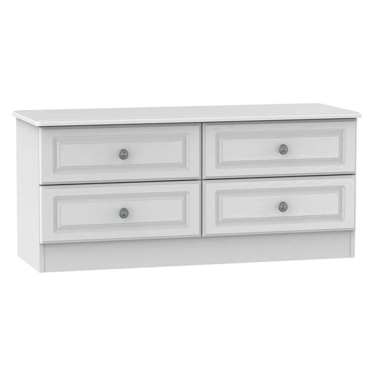 Pembroke Bed Box - White