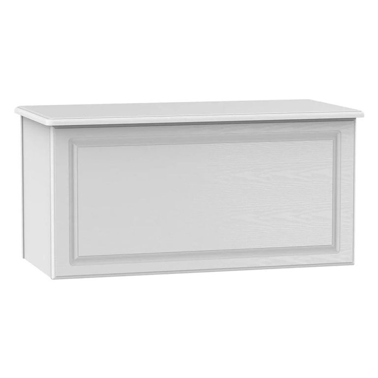 Pembroke White Blanket Box