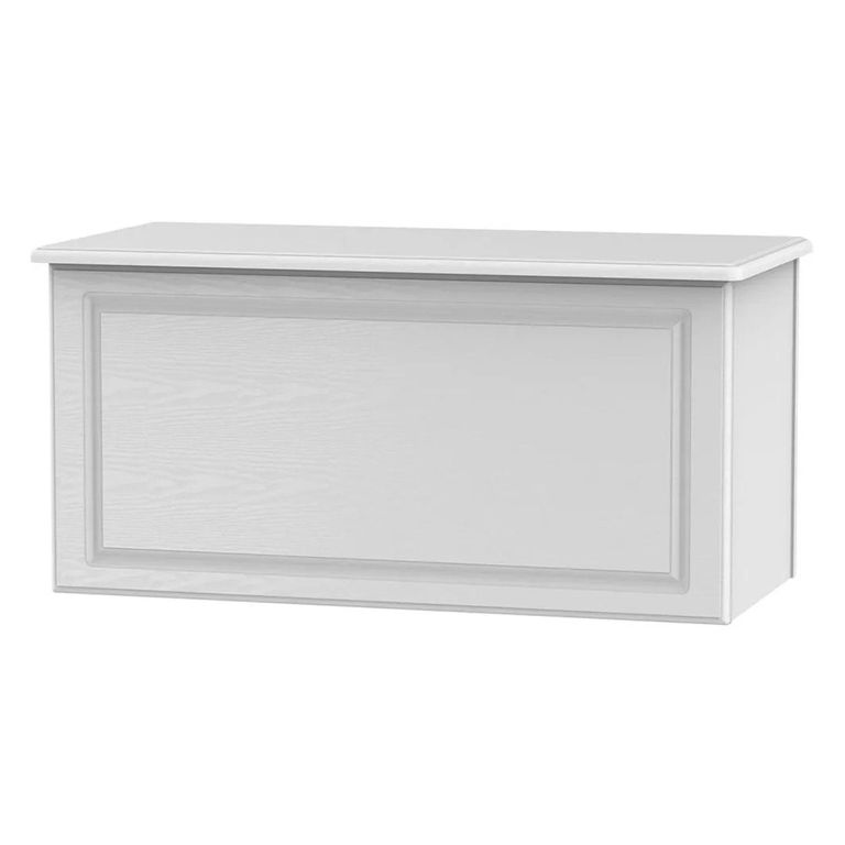 Pembroke White Blanket Box