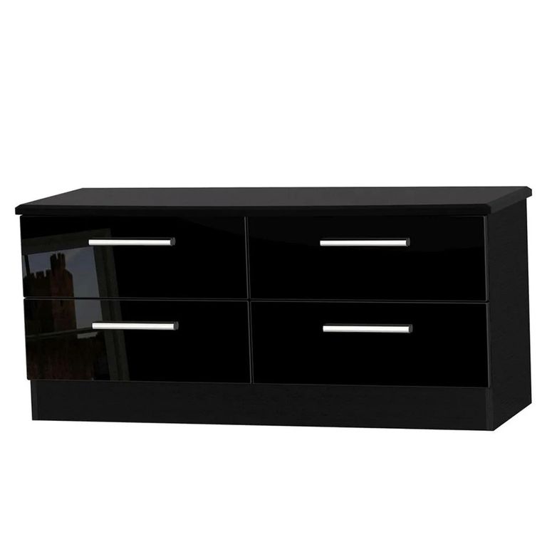 Knightsbridge Bed Box - Black Gloss