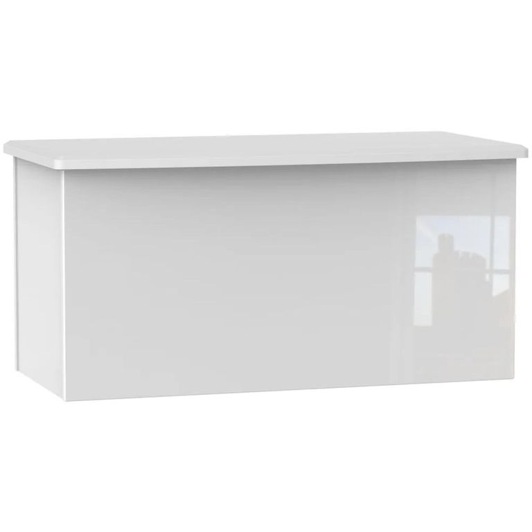 Knightsbridge Blanket Box - White Gloss