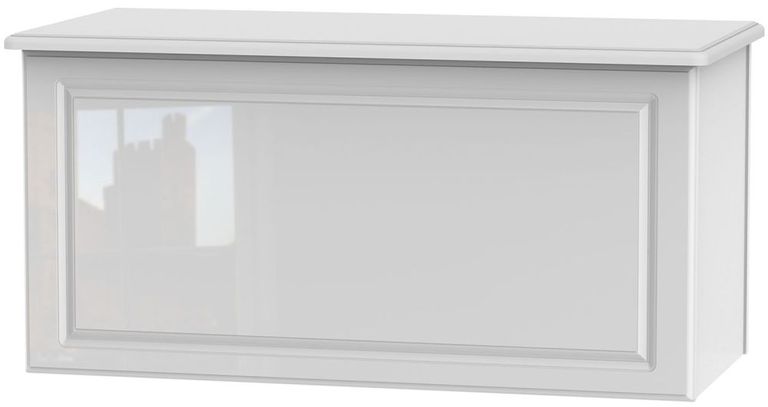 Balmoral White Gloss Blanket Box