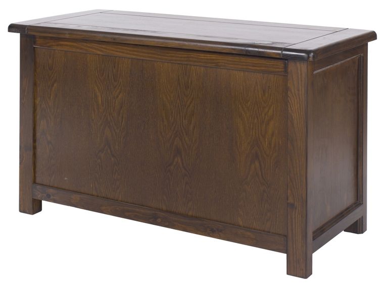 Boston Dark Wood Bedroom Storage Box