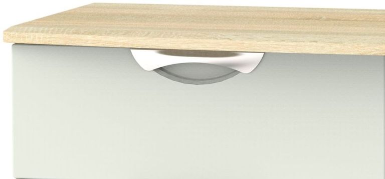 Camden Cashmere and Oak Effect Bed Box