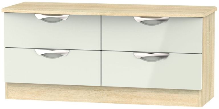 Camden Cashmere and Oak Effect Bed Box