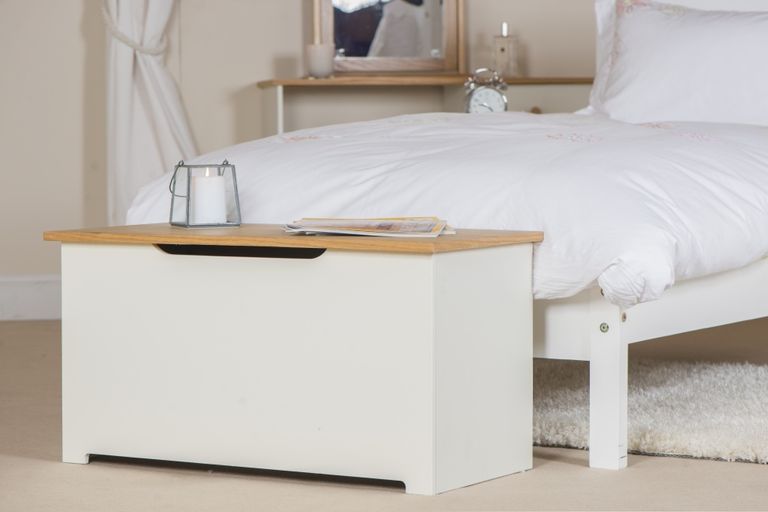 Colorado White Bedroom Storage Box