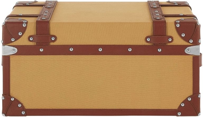 Columbus Storage Trunk - Small - Canvas with Leather Trim