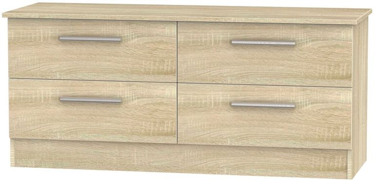 Contrast Oak Effect Bed Box