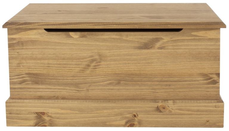 Cotswold Pine Ottoman Storage Trunk 