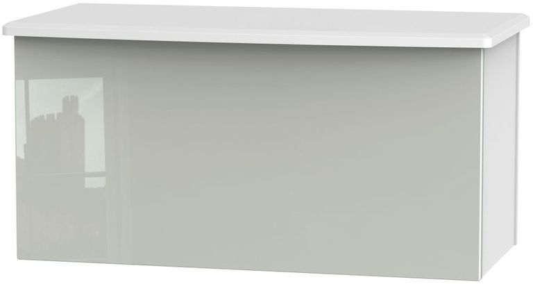 Knightsbridge Cashmere Gloss and White Blanket Box