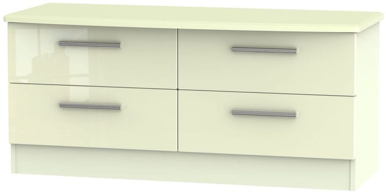 Knightsbridge Bed Box - Cream Gloss