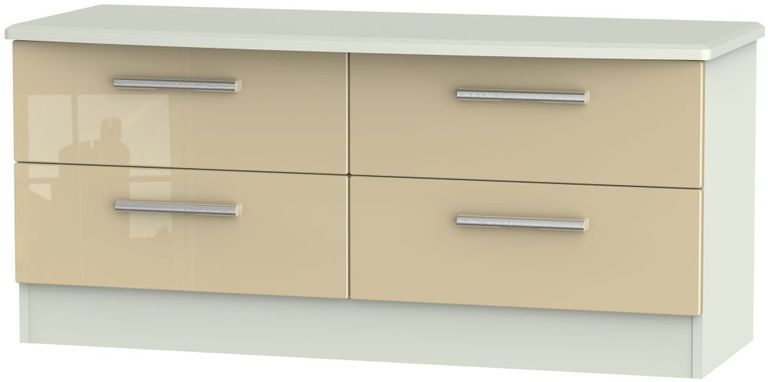 Knightsbridge Mushroom and Cashmere Matt Bed Box