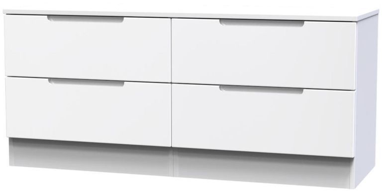 Milan White Gloss Bed Box