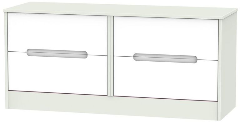 Monaco White and Cashmere Bed Box