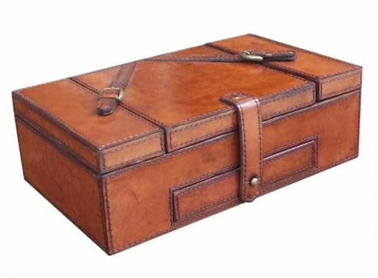 Mysore Handcrafted Tan Jewellery Box
