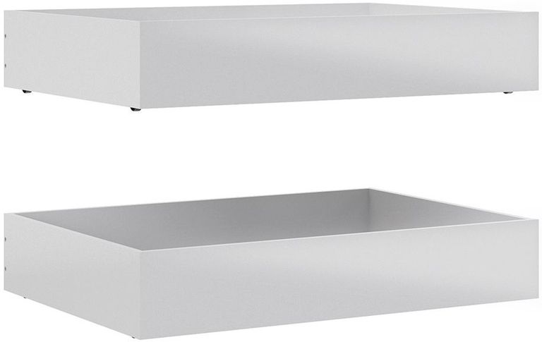 Naia White Gloss Underbed Drawer Set of 2