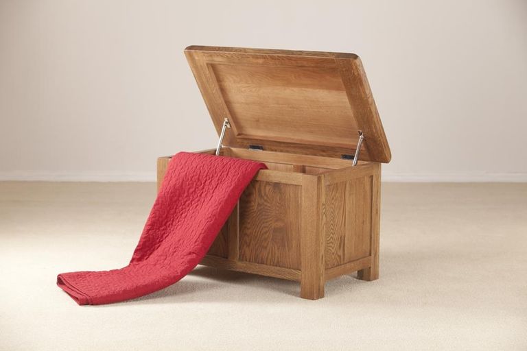 Originals Rustic Oak Blanket Box
