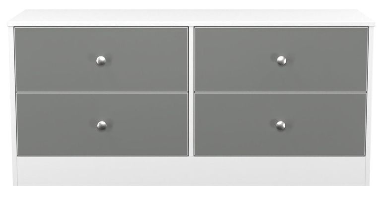 Padstow Grey and White Bed Box