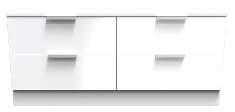 Plymouth White Gloss Bed Box